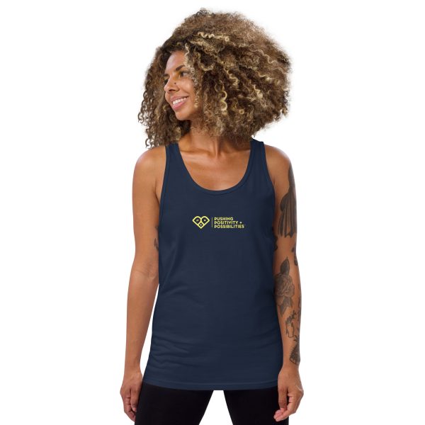 Pushing Positivity and Possibilities Men's Tank Top - Image 2