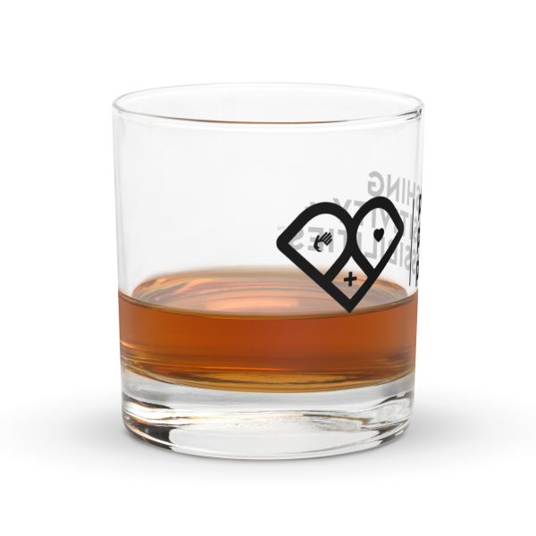 Pushing Positivity and Possibilities Rocks glass - Image 4