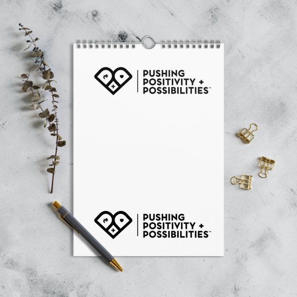 Pushing Positivity and Possibilities Wall calendar (2024)