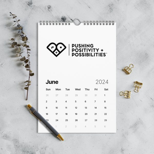 Pushing Positivity and Possibilities Wall calendar (2024) - Image 2