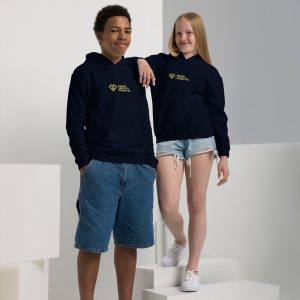 Pushing Positivity and Possibilities Youth heavy blend hoodie