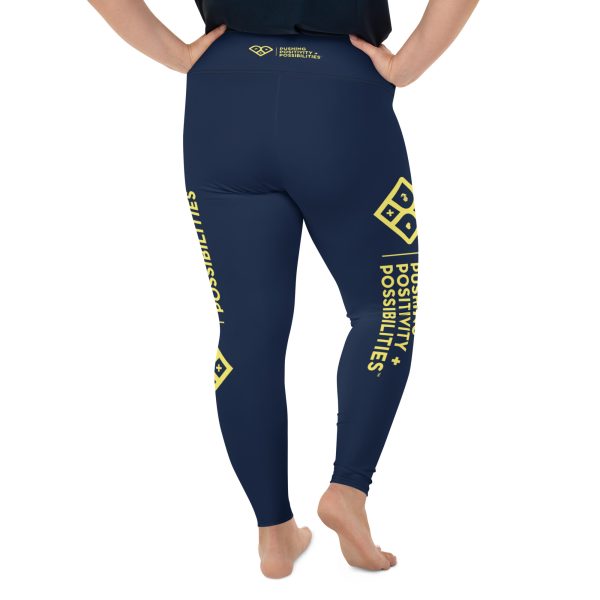 Pushing Positivity & Possibilities All-Over Print Plus Size Leggings - Image 4
