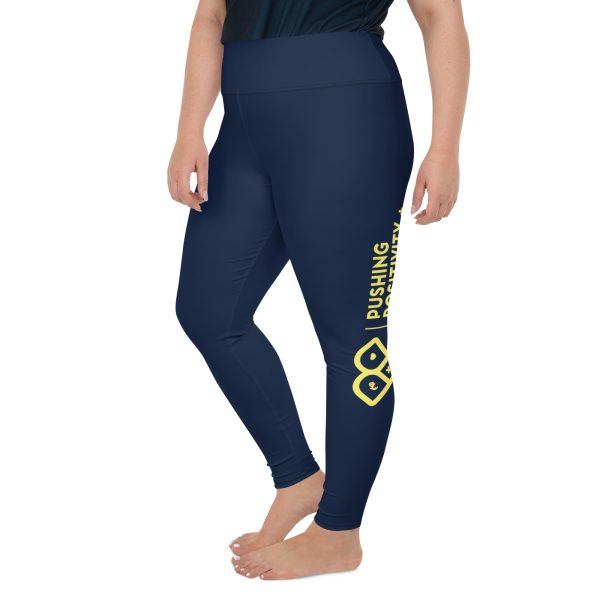 Pushing Positivity & Possibilities All-Over Print Plus Size Leggings