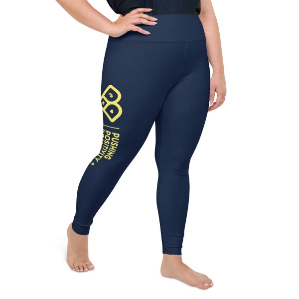 Pushing Positivity & Possibilities All-Over Print Plus Size Leggings - Image 5